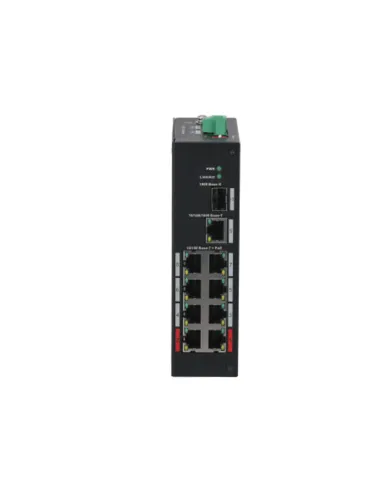 Dahua Technology PFS3110-8ET-96-V2 No administrado Fast Ethernet (10 100) Energía sobre Ethernet (PoE) 10U Negro