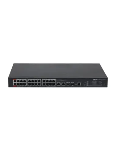 Dahua Technology PoE DH-PFS4226-24ET-360-V3 switch Gestionado L2 Gigabit Ethernet (10 100 1000) Energía sobre Ethernet (PoE)