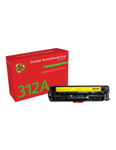 Tóner Everyday™ Amarillo remanufacturado de Xerox es compatible con HP 312A (CF382A), Capacidad estándar