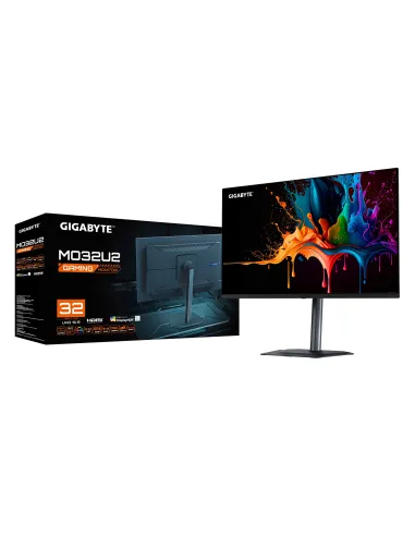 GIGABYTE MO32U2 Monitor Gaming OLED 32” 4K UHD - 3840 x 2160, 240Hz, 0.03ms, 250 cd m², G-Sync Compatible, FreeSync Premium