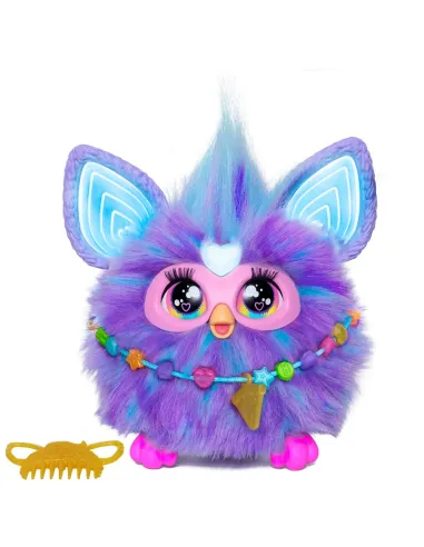 Juguete interactivo hasbro furby morado