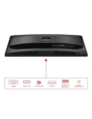 AOC 24E4U pantalla para PC 60,5 cm (23.8") 1920 x 1080 Pixeles Full HD LED Negro