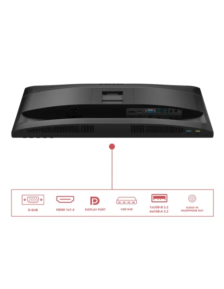 AOC 24E4U pantalla para PC 60,5 cm (23.8") 1920 x 1080 Pixeles Full HD LED Negro