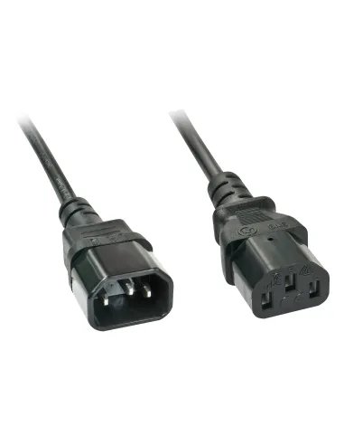 Lindy 30331 cable de transmisión Negro 2 m C14 acoplador C13 acoplador