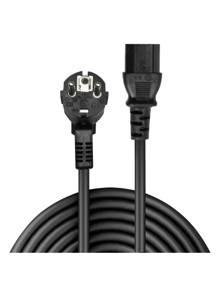Lindy 30335 cable de transmisión Negro 2 m Enchufe tipo F C13 acoplador