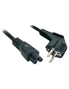 Lindy 3m, CEE 7 7 - IEC 320 C5 Negro CEE7 7 C5 acoplador