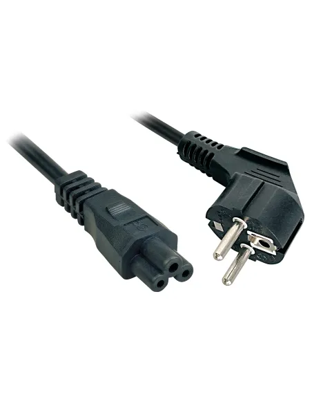 Lindy 3m, CEE 7 7 - IEC 320 C5 Negro CEE7 7 C5 acoplador