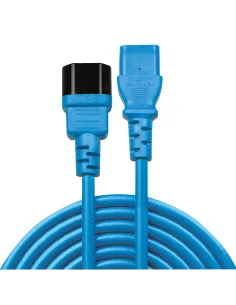 Lindy 30470 cable de transmisión Azul 0,5 m C14 acoplador C13 acoplador 2