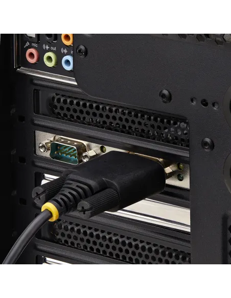 StarTech.com Tarjeta Serie PCIe de 2 Puertos - Tarjeta Serial PCI Express de 2 Puertos DB9 RS232 RS422 RS485 -Incluye Brackets