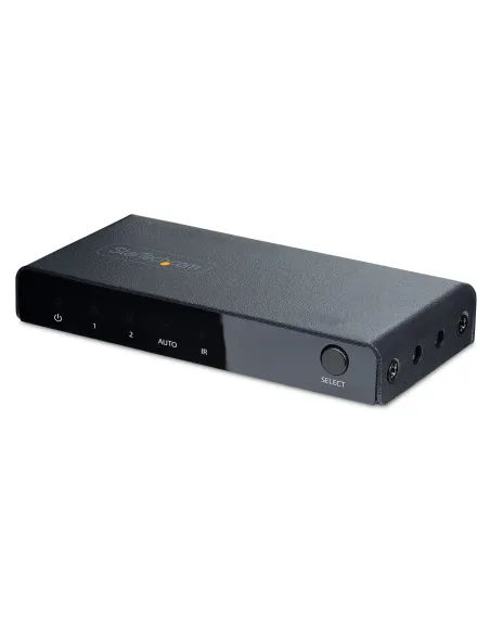 StarTech.com Switch Conmutador HDMI de 2 Puertos de 8K - Selector HDMI 2.1 UHD de 4K a 120Hz 8K 60Hz - HDR10+ - Adaptador de
