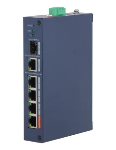Dahua Technology CHS4106-4ET-60 switch Gestionado L2 Fast Ethernet (10 100) Energía sobre Ethernet (PoE) Escritorio Azul