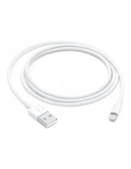 Cable lightning a usb tipo a apple 1m -  macho - macho -  blanco