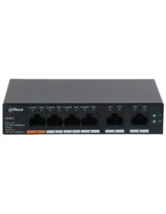 Dahua Technology DH-CS4006-4GT-60 switch Gestionado L2 Gigabit Ethernet (10 100 1000) Energía sobre Ethernet (PoE) Negro 2
