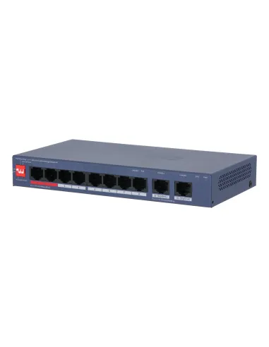 Dahua Technology CS4010-8ET2GT-110 switch Gestionado L2 Gigabit Ethernet (10 100 1000) Energía sobre Ethernet (PoE) Azul