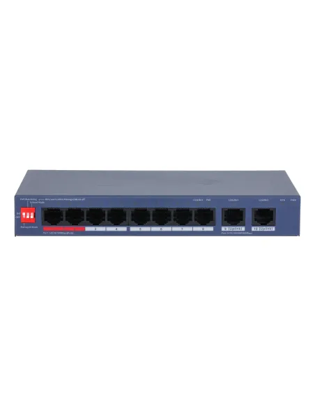 Dahua Technology CS4010-8ET2GT-110 switch Gestionado L2 Gigabit Ethernet (10 100 1000) Energía sobre Ethernet (PoE) Azul