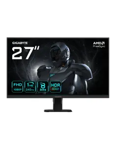 GIGABYTE GS27F2 27" Monitor de Juego FHD - 1920 x 1080, 240Hz, 1ms, 300 cd m², FreeSync, HDR Ready, HDMI 2.0, Displayport 1.4