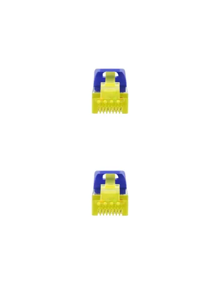 Nanocable Cable Red Latiguillo RJ45 LSZH CAT.6A SFTP AWG26, Azul, 25 cm