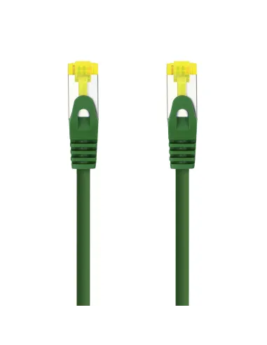Nanocable Cable Red Latiguillo RJ45 LSZH CAT.6A SFTP AWG26, Verde, 25 cm