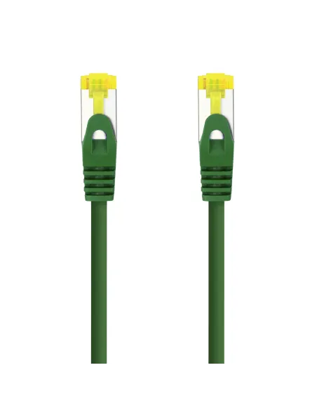 Nanocable Cable Red Latiguillo RJ45 LSZH CAT.6A SFTP AWG26, Verde, 25 cm