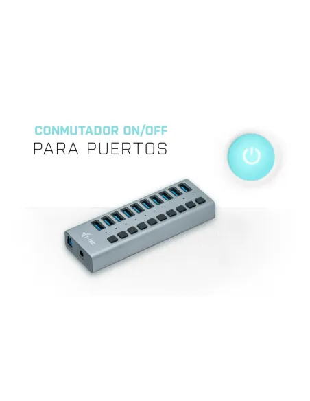 i-tec USB 3.0 Charging HUB 10 port + Power Adapter 48 W
