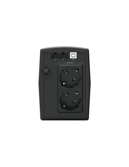 Conceptronic ZEUS01ES sistema de alimentación ininterrumpida (UPS) Línea interactiva 0,65 kVA 360 W 2 salidas AC