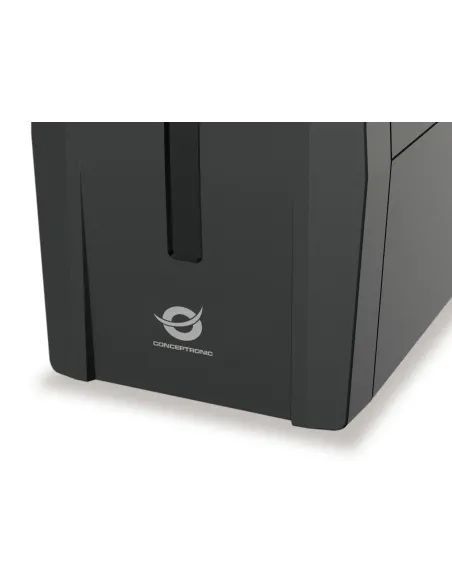 Conceptronic ZEUS01ES sistema de alimentación ininterrumpida (UPS) Línea interactiva 0,65 kVA 360 W 2 salidas AC