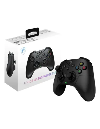 MSI FORCE GC300 WIRELESS Negro USB 2.0 Gamepad Analógico PC