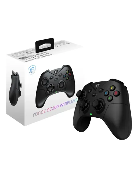 MSI FORCE GC300 WIRELESS Negro USB 2.0 Gamepad Analógico PC