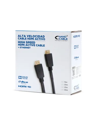Nanocable 10.15.1830 cable HDMI 30 m HDMI tipo A (Estándar) Negro