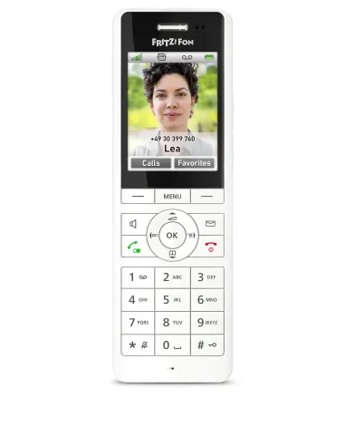Fon FRITZ! X6 Teléfono DECT Identificador de llamadas Blanco