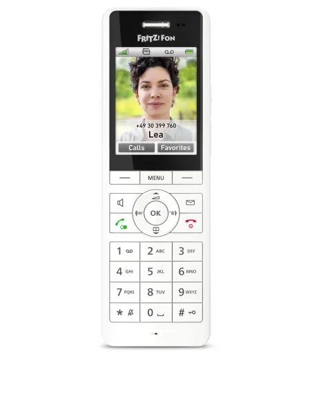 Fon FRITZ! X6 Teléfono DECT Identificador de llamadas Blanco