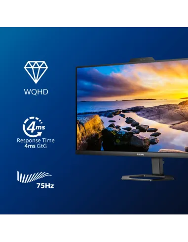Philips 5000 series 27E1N5600HE 00 pantalla para PC 68,6 cm (27") 2560 x 1440 Pixeles Quad HD LCD Negro