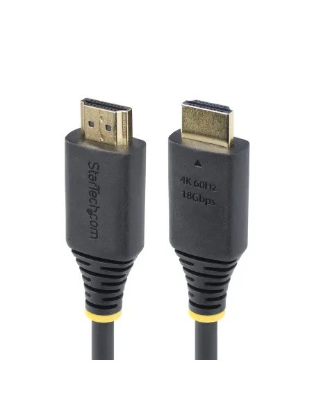 StarTech.com Cable HDMI de Alta Velocidad de 30cm - 4K 60Hz - 144Hz - UHD - HDR10 HDCP 2.2 ARC - 18Gbps - Cable HDMI 2.0 para