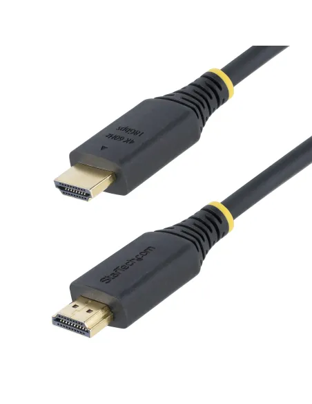 StarTech.com Cable HDMI de Alta Velocidad de 30cm - 4K 60Hz - 144Hz - UHD - HDR10 HDCP 2.2 ARC - 18Gbps - Cable HDMI 2.0 para