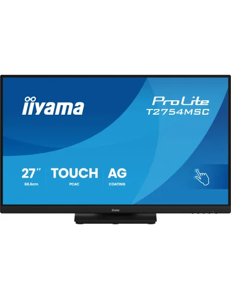 iiyama ProLite T2754MSC-B2AG pantalla para PC 68,6 cm (27") 1920 x 1080 Pixeles Full HD LED Pantalla táctil Multi-usuario Negro