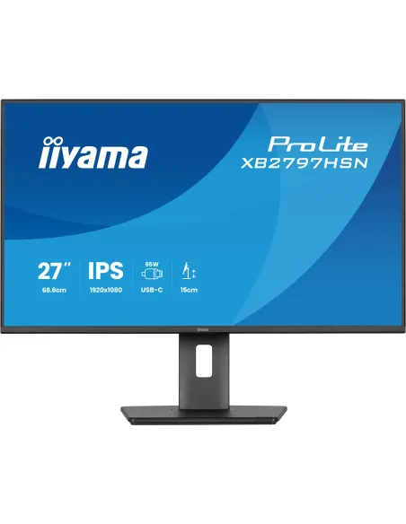 iiyama ProLite XB2797HSN-B1 pantalla para PC 68,6 cm (27") 1920 x 1080 Pixeles Full HD LCD Negro