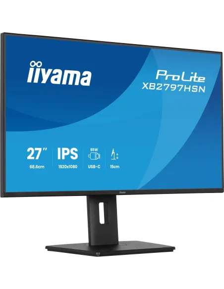 iiyama ProLite XB2797HSN-B1 pantalla para PC 68,6 cm (27") 1920 x 1080 Pixeles Full HD LCD Negro