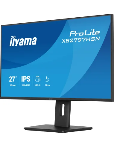 iiyama ProLite XB2797HSN-B1 pantalla para PC 68,6 cm (27") 1920 x 1080 Pixeles Full HD LCD Negro