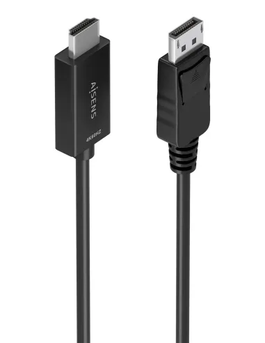 AISENS Cable conversor DisplayPort a HDMI 4K@60Hz, DP M-HDMI M, Negro, 3.0m