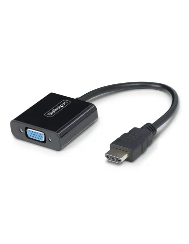 StarTech.com Adaptador HDMI a VGA - Conversor Activo HDMI a VGA - Conversor Activo de Vídeo para Ordenador de Sobremesa o