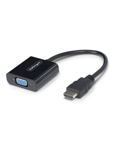 StarTech.com Adaptador HDMI a VGA - Conversor Activo HDMI a VGA - Conversor Activo de Vídeo para Ordenador de Sobremesa o
