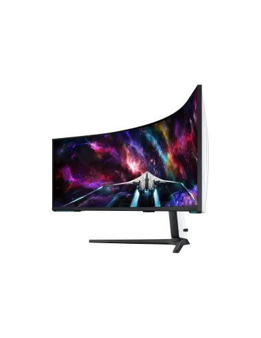 Samsung G95NC pantalla para PC 144,8 cm (57") 7680 x 2160 Pixeles Dual UHD LED Negro, Blanco