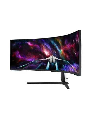 Samsung G95NC pantalla para PC 144,8 cm (57") 7680 x 2160 Pixeles Dual UHD LED Negro, Blanco