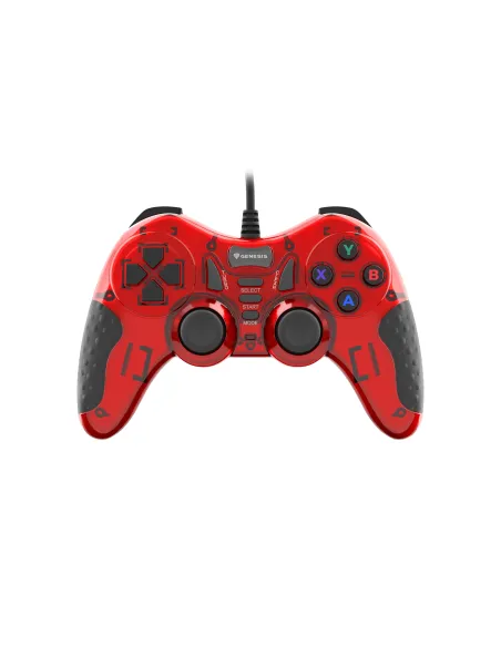 GENESIS MANGAN 200 Rojo USB 2.0 Gamepad Analógico Digital PC