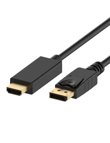 Ewent EC1430 adaptador de cable de vídeo 1 m DisplayPort HDMI tipo A (Estándar) Negro