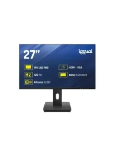 iggual Monitor 27" VGA HDMI 120Hz pivotante AA MM
