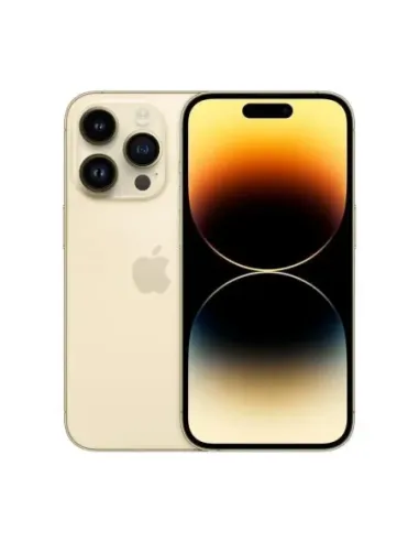 Telefono movil smartphone apple iphone 14 pro 5g - 128gb - 6.1 pulgadas oro acondicionado