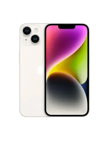 Telefono movil smartphone apple iphone 14 5g - 128gb - 6.1 pulgadas blanco acondicionado