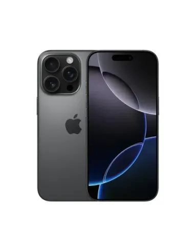 Telefono movil smartphone apple iphone 16 pro 5g - 256gb - 6.3 pulgadas negro acondicionado