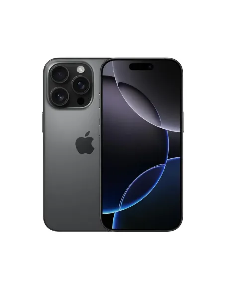 Telefono movil smartphone apple iphone 16 pro 5g - 256gb - 6.3 pulgadas negro acondicionado